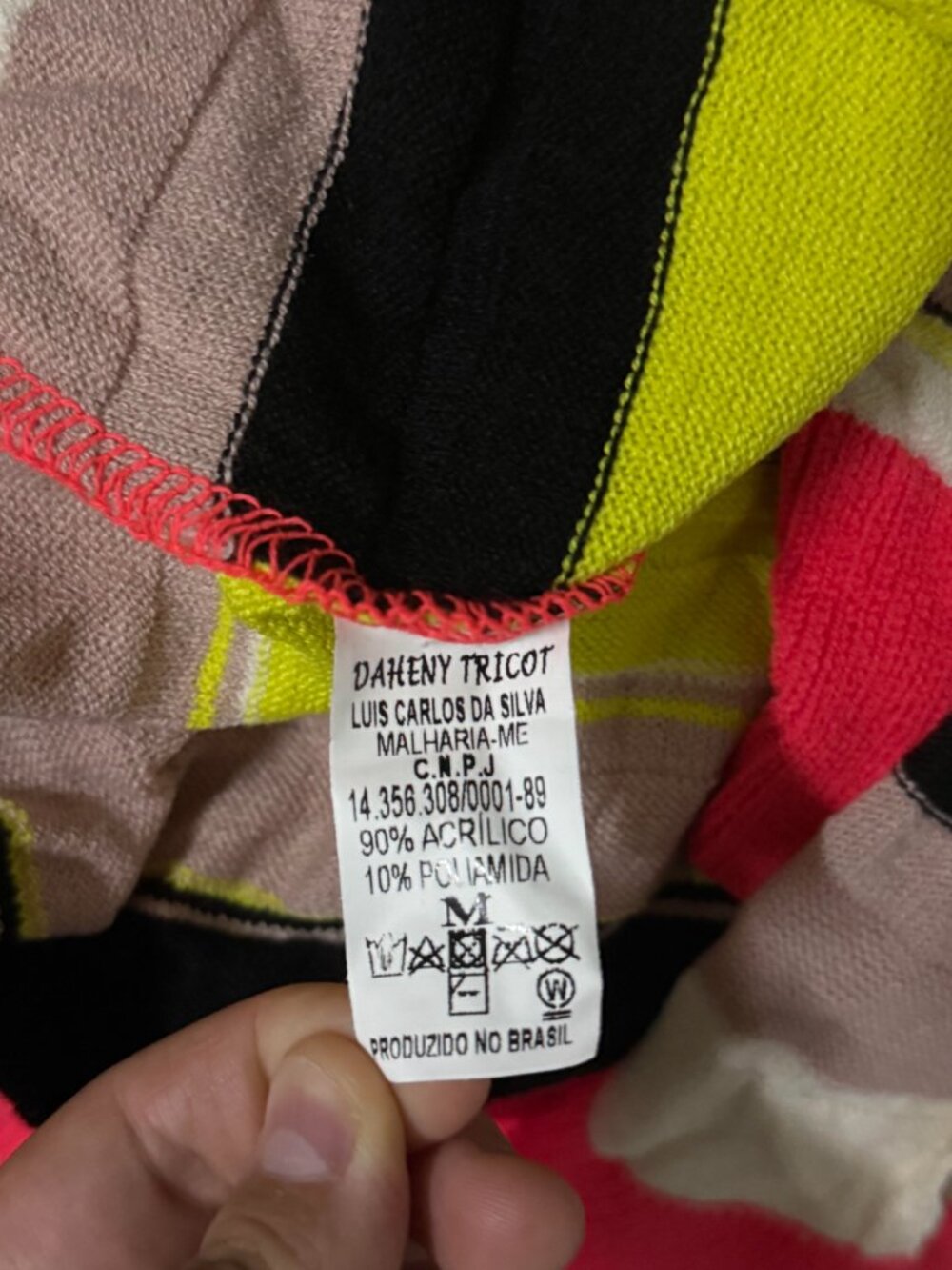 🆕 Colorful Striped Knit Cardigan - Picture 8 of 8